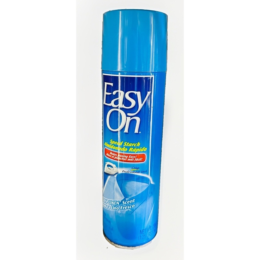 Easy On Heavy Duty Speed Spray Starch Crisp Linen Scent 20 oz Hard To Find New